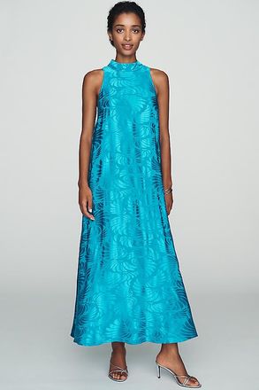 Anthropologie Farm Rio x Anthropologie Mock-Neck Sleeveless Maxi Dress