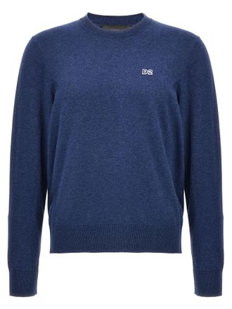 Dsquared2 Blue Cotton Mens Cardigan