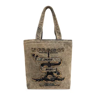 Y / Project Denim shopper tas - unisex - Tassen - Beige - Maat: ONE Size Denim