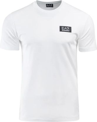 Emporio Armani Modal T-shirt met Ronde Hals - Heren - T-shirts - Wit - M - Polyester - Tops