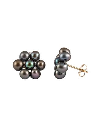 Splendid Pearls 14K 3-4Mm Freshwater Pearl Earrings