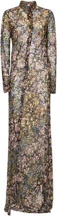 Dries Van Noten Kleedjes, Dames, Veelkleurig, M, Polyester, Dries Van Noten Jurken