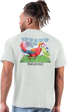 Margaritaville Mens Margaritaville Gray Las Vegas Raiders Flip Flop T-Shirt at Nordstrom, Size Medium