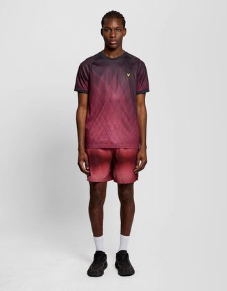 Lyle & Scott Lyle And Scott Mens Monogram Geometric Swim Shorts - Size: 29/28/32