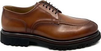 Franceschetti Platform Derby - Heren - Veterschoenen - Bruin - 39 EU - Leer - Schoenen