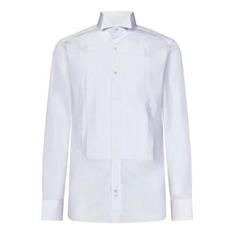 Tom Ford White Slim Fit French Cuff Shirt