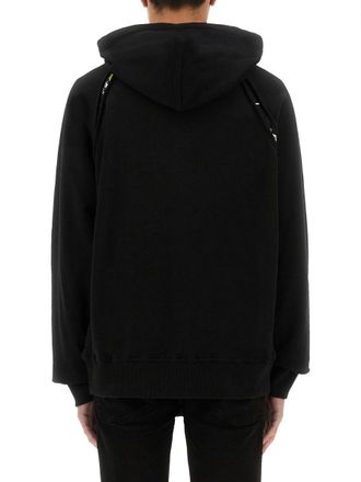 Versace Jeans Couture Cotton Hoodie - Black