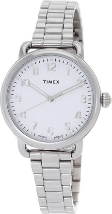 Timex Standard Quartz Silver-tone Dial Ladies Watch TW2U13700