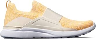 Athletic Propulsion Labs Womens Techloom Bliss Shoe In Pristine/marigold/melange