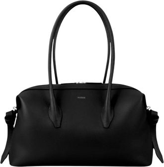 Yuzefi Brioche Duffle - Dames - Schoudertassen - Zwart - ONE Size - Leer - Tassen