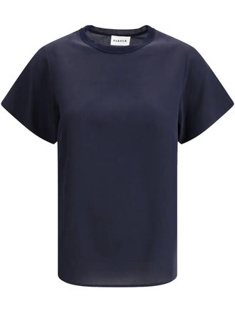 P.A.R.O.S.H. T-shirt in seta - Blu