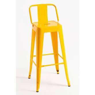 Regalos Miguel Regalos Miguel - Packs Taburetes Altos - Pack 6 Taburetes Torix Respaldo - Amarillo