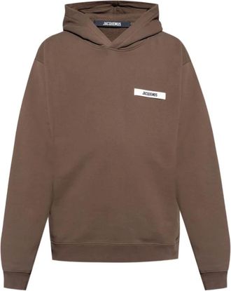 Jacquemus Hombre, Sudaderas, Marrón, Talla: S