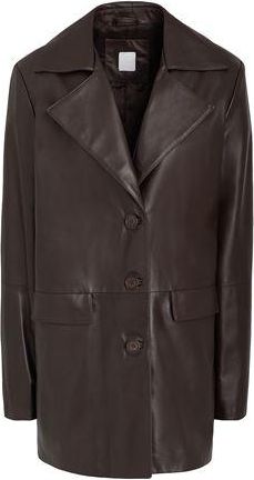 8 by YOOX LEATHER COAT