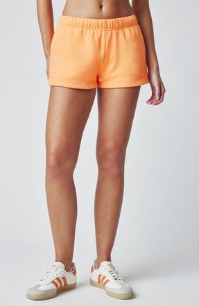 Florence By Mills Cozy Crush Sweat Shorts in Papaya at Nordstrom, Size Xx-Large