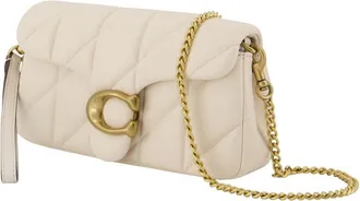Coach Womens Crossbody Bag White Cowhide