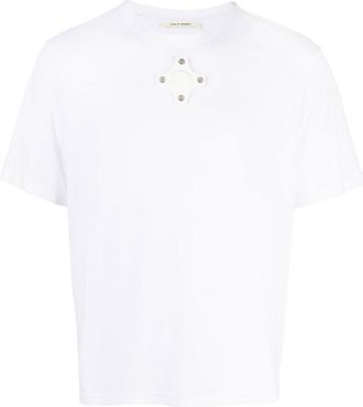 Craig Green eyelet-detail short-sleeve T-shirt - men - pure cotton - M - White
