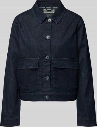 s.Oliver Red Label Boxy Fit Hemdjacke aus Denim in Jeansblau, Größe 34