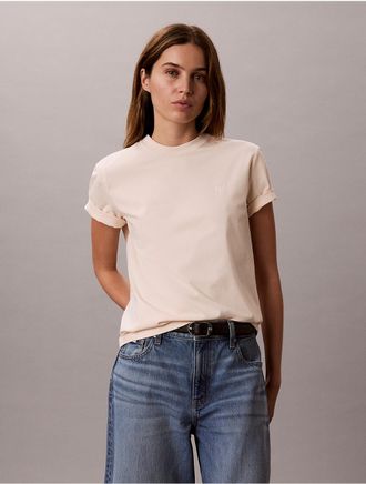 Calvin Klein Jeans Calvin Klein Womens Sun Graphic Cooling Jersey Classic Tee - Orange - XL