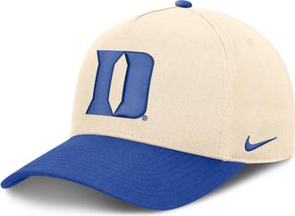 Nike Duke Campus Prep Rise Nike Mens College A-Frame Adjustable Hat in Brown | NC2A0BP1DU-TRY