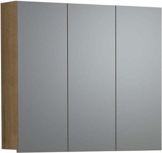 Calicosy Armadietto da bagno con specchio e 3 ante L90 cm - PUREBLISS