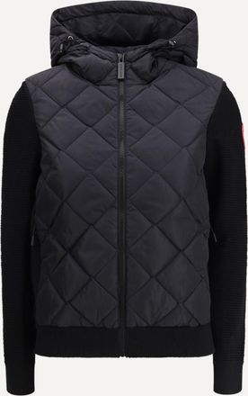 Canada Goose HyBridge quilted knit hooded Down Jacket unisex XS