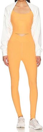 YEAR OF OURS Ribbed Veronica Legging In Apricot Crush