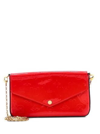 Louis Vuitton Felicie Pochette Monogram Vernis crossbody bag - Rosso