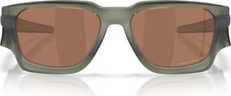 Oakley Instagator 58mm Polarized Rectangular Sunglasses in Matte Olive Ink/prizm at Nordstrom