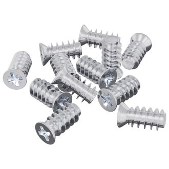 vidaXL Tornillo 10909 Pcs Plateado M6 X 12 Mm Hierro Vidaxl