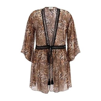 Guess Short Dresses, female, Multicolor, Size: XS Animalier Dress