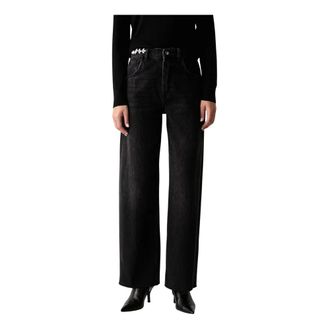 Liu Jo Rechte jeans - Dames - Jeans - Zwart - Maat: W25 Katoen