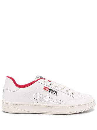 Diesel S-Athene Vtg leren sneakers - Wit