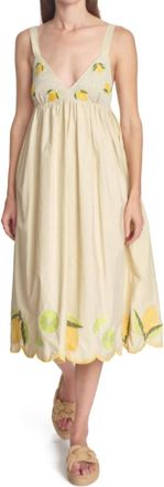 Corey Lynn Calter Womens Frankie Dress In Beige