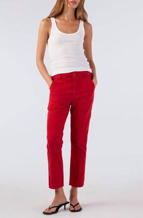 Amo Easy Army Trouser Pant In Cherry