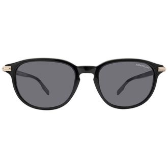 Montblanc Grey Oval Mens Sunglasses MB0276S 001 52