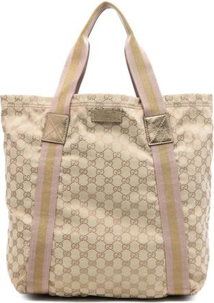 Gucci Pre-owned Tote Bags, female, Brown, Size: ONE SIZE Pre-owned Classic Tote Bag