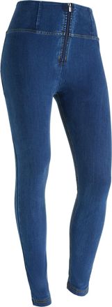 Freddy Push up WR.UP vita alta in fibra ecologica denim scuro