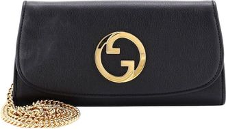 Gucci Blondie Nm Continental Chain Wallet Leather (Authentic Pre-Loved)