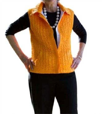 Berek Game Day Reversible Vest In Orange & White