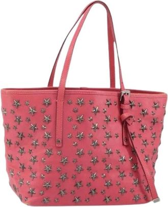 Jimmy Choo London Pre-owned Tote Bags, female, Pink, Size: ONE SIZE Pre-owned Tote Bag