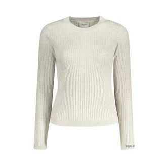 Pepe Jeans London Dames, Truien, Grijs, Maat: XS Katoen