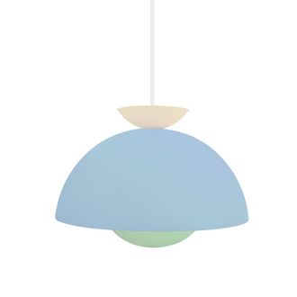 Tosel Suspensi&oacute;n metal Alt.110cm azul,blanco ;Pantalla: azul