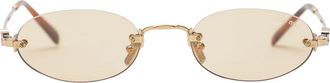 Miu Miu A54S Zonnebril - Dames - Zonnebrillen - Geel - ONE Size - Accessoires