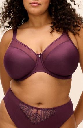 Elomi Smooth Underwire Bra in Fig at Nordstrom, Size 42Dd