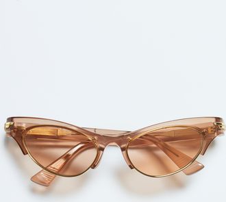 Bottega Veneta Angle Cat Eye Sunglasses - Bottega Veneta