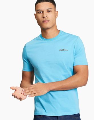 Ben Sherman Mens Short Sleeve Signature T-Shirt | Blue - Size: 44