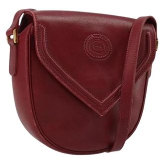 Gucci Pre-owned Vintage Schoudertas - Dames - Pre-owned - Rood - Maat: ONE Size Leer