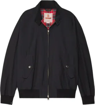Baracuta G9 Classic Black Tartan Bomber Jacket
