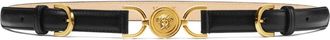Versace Medusa 95 leather belt - women - Calf Leather - 85 - Black